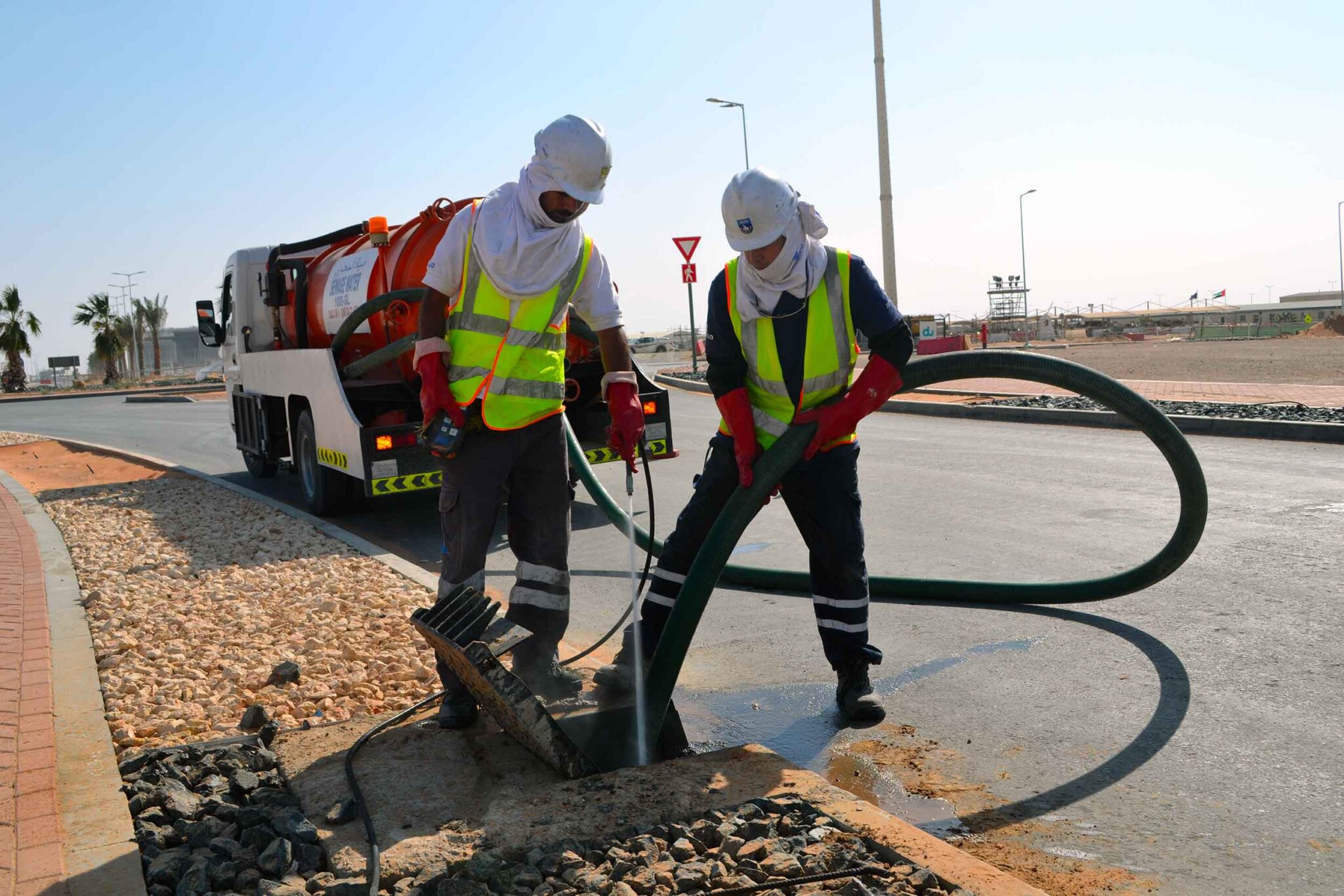 Our Customer Al Shams Cofely Besix - High Pressure Jetting Service - Reem Island Abu Dhabi UAE